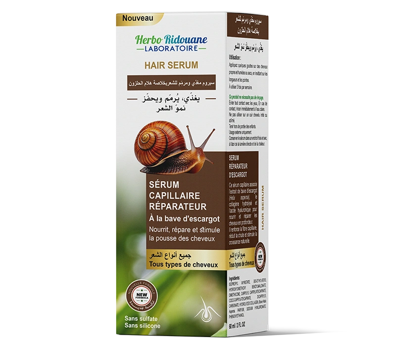 Sérum réparateur à la bave d'escargot