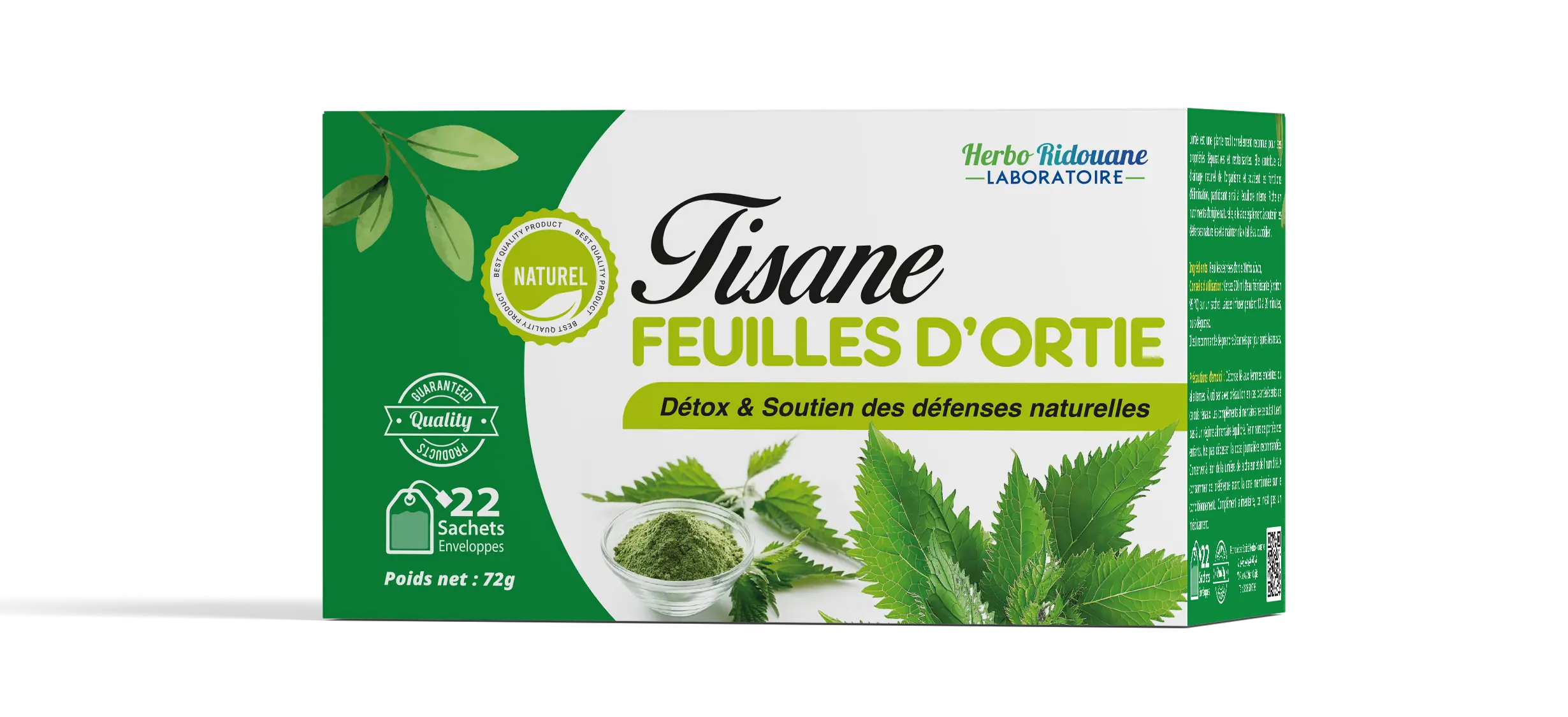 Tisane de feuilles d'ortie